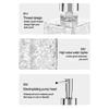 Travel Bottle Hotel Bathroom Bath Luxury Light Luxury Shampoo Shower Gel Hand Soap Foaming Press Bottle Plastic Bottle