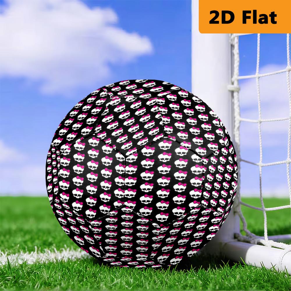Monster High Magic Soccer Ball Suitable for Both Training and Competition No. 5 Football Outdoor Sports High Elasticity Unique Football Gifts