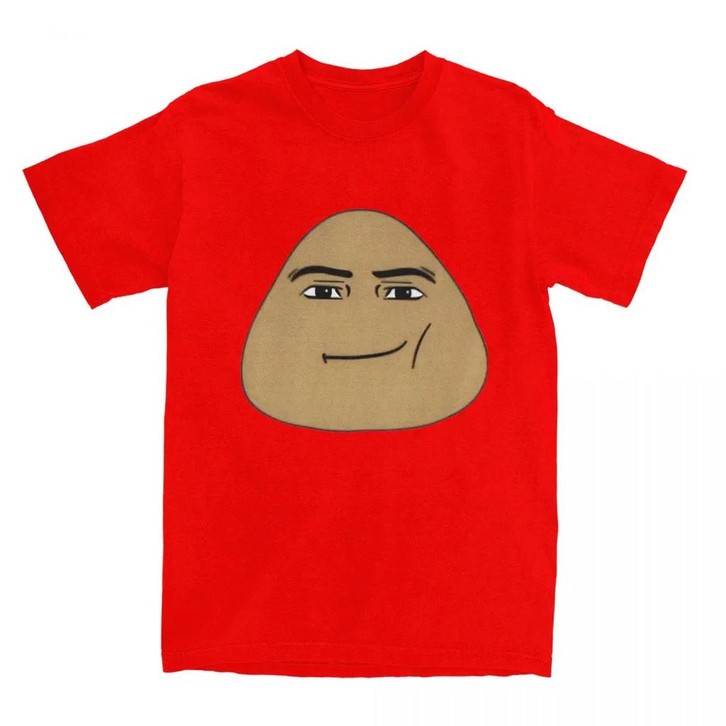 UnisexCartoon Game The Maw My Pet Alien Pou Meme T Shirt Apparel Funny 100% Cotton T-shirt Clothes Vintage Tee Shirt Printed