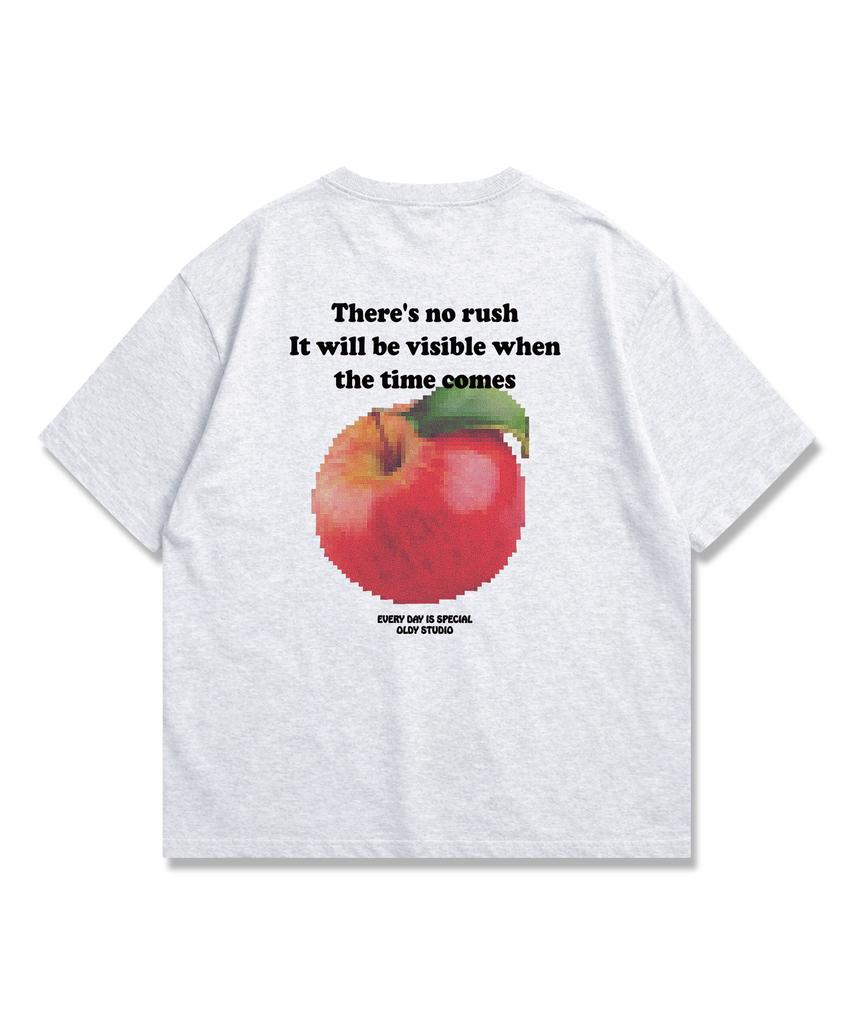 ORIGINALDAY Apple Mosaic Oversized Short Sleeve T-Shirt 4 Colors