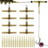 Fishhook Fishing Equipment Link Helicopter Carp Fishing Accessories Kit Side Bends With Swivel Anti Tangle Sleeves