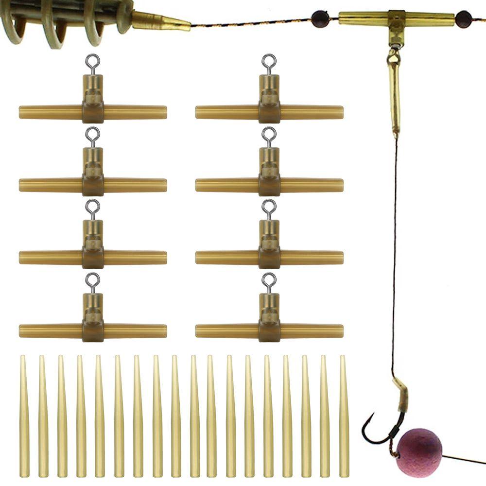 Fishhook Fishing Equipment Link Helicopter Carp Fishing Accessories Kit Side Bends With Swivel Anti Tangle Sleeves