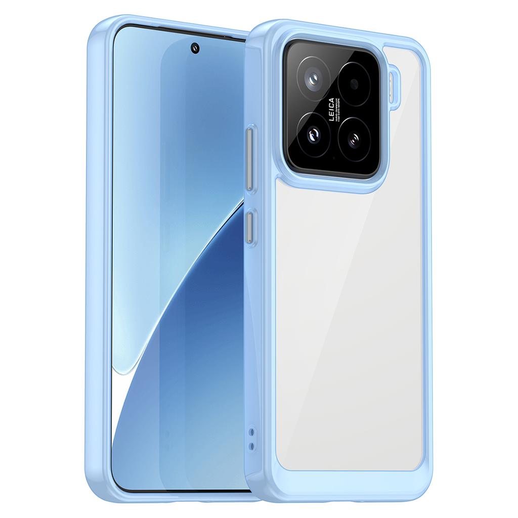 Pro Xiaomi 15 Pouzdro TPU+Akryl Ochranný Průhledný Kryt na Telefon