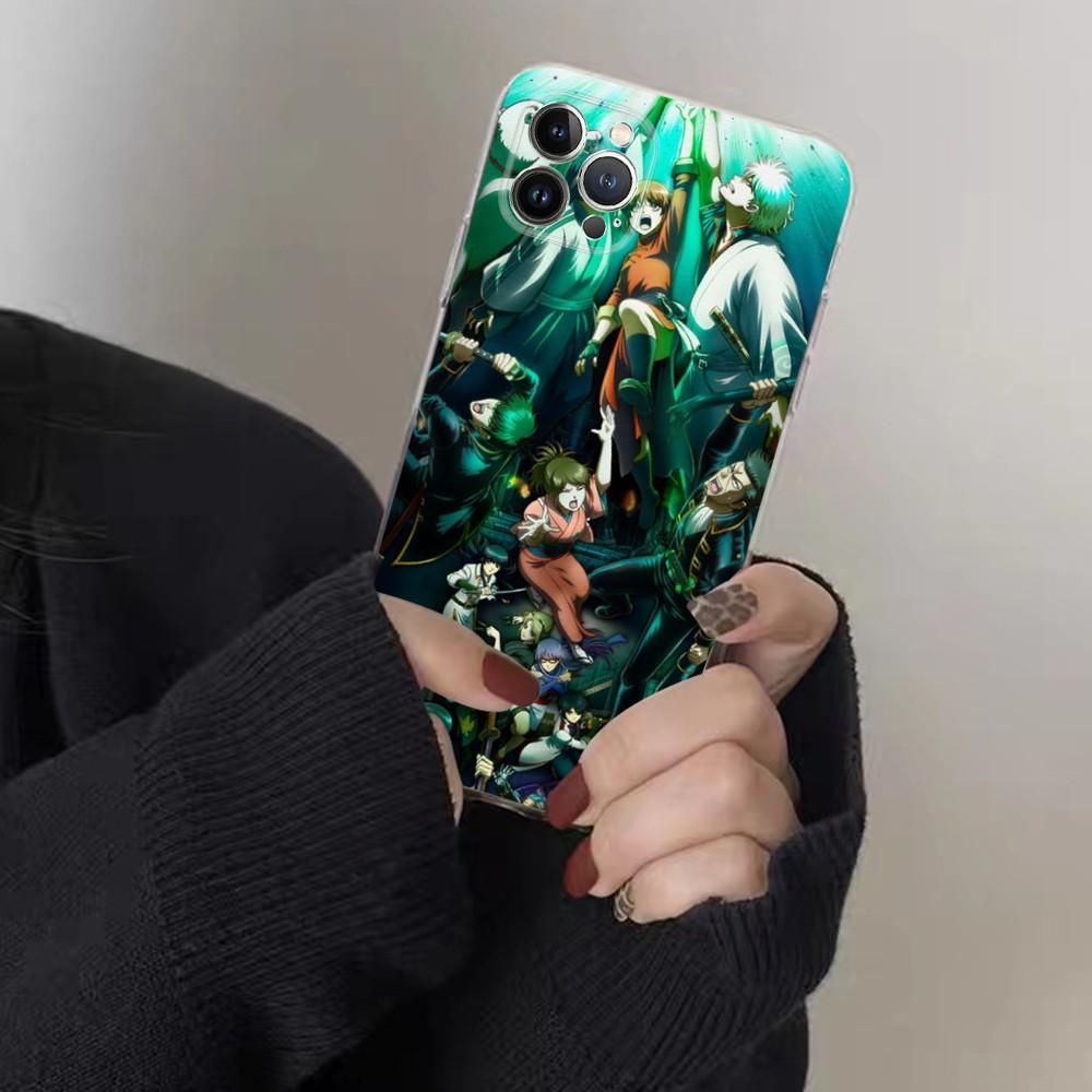 Animation G-Gintama Phone Case For IPhone 16 15 8 7 6 6S Plus X SE XR XS 14 11 12 13 Mini Pro Max Mobile Case