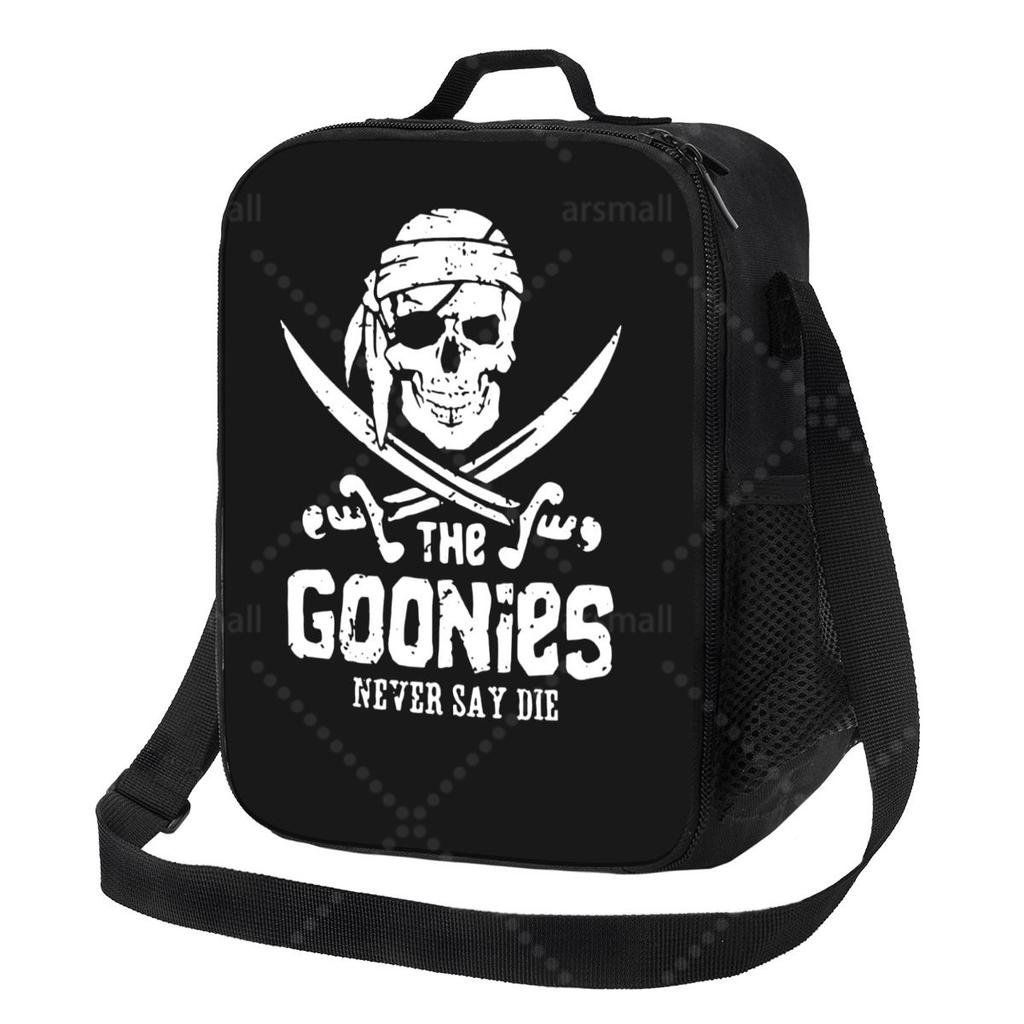 Goonies Lunch Bag with Adjustable Shoulder Strap Reusable Thermal Bento Tote for Work Picnic Beach
