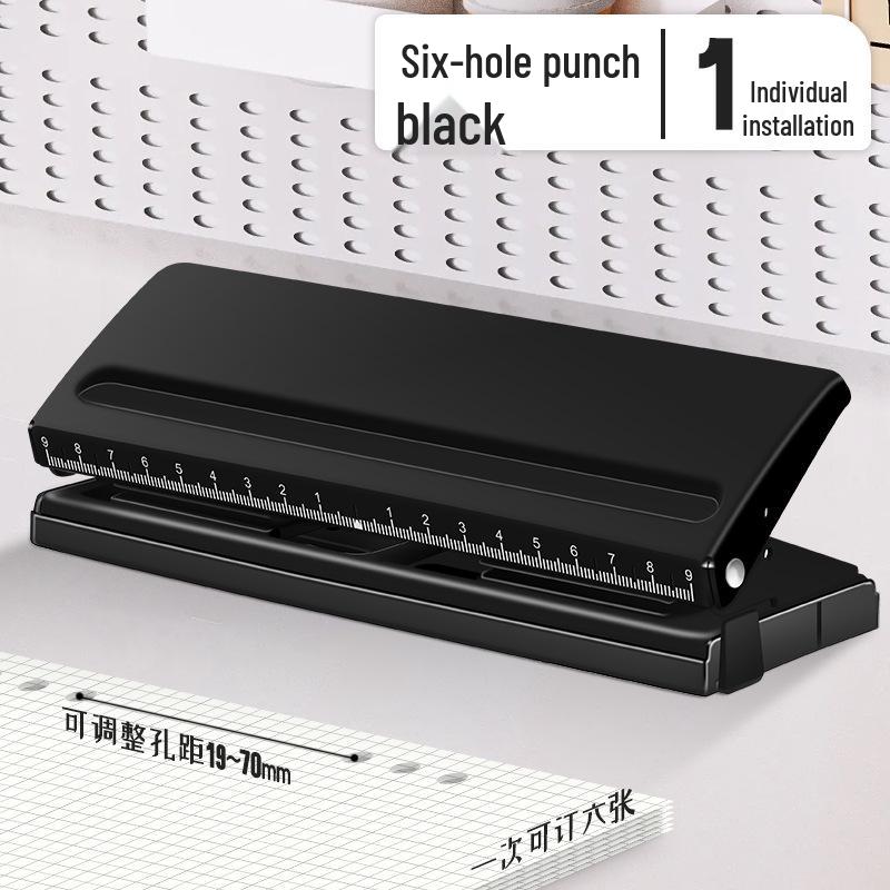 A6 Handmade Six-Hole Planner Hole Punch for Loose-Leaf Binders