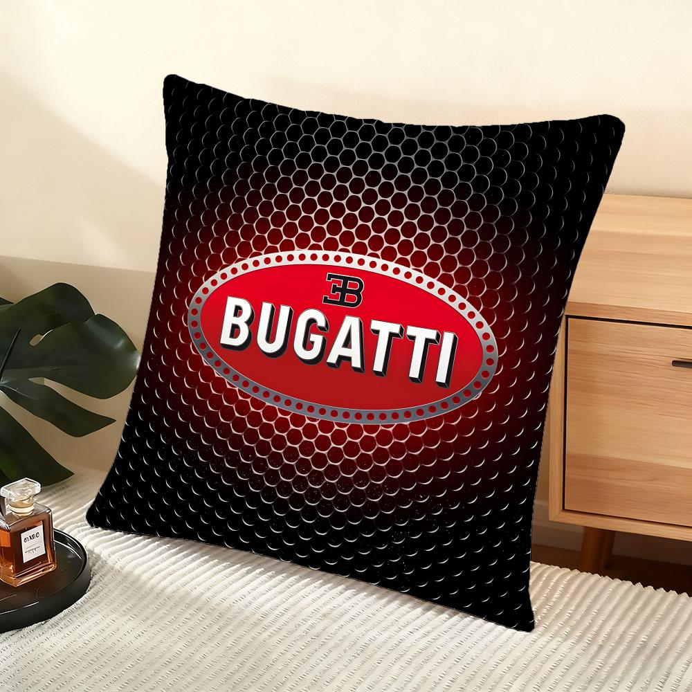 Federa per Cuscino di Lusso B-B-Bugatti Morbidissimo Peluche Corto per Divano di Casa - Cerniera Invisibile Decorazione per la Casa