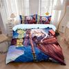 Anime D.Gray-man Duvet Cover Pillowcase Yu Kanda Allen Walker Bedding Set For Kids Adults Single Double Large Sizes