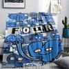 1Pc BFDI Game Print Flannel Blanket, High quality Comfortable for All Seasons, Home Decor, Warmth and Comfort, Perfect for Christmas Gifts 08