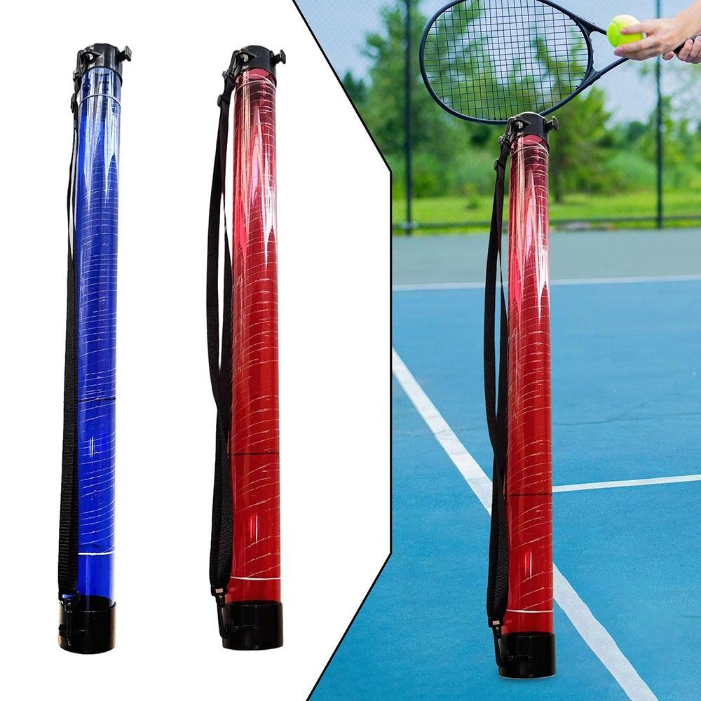 1Pcs Plastic Pickleball Ball Collector with Shoulder Strap Grabber Retriever Pick Up Tube Outdoor