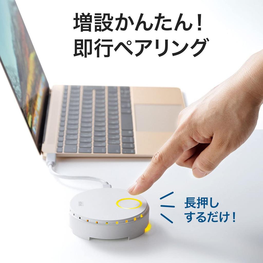 SANWA SUPPLY Kabelloser HDMI-Extender USB (für 3.1 Typ-C-Verbindung) VGA-EXWHD6C