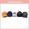 Embroidery Letter Fashionable Splicing Design Neutral Casual Baseball Cap
