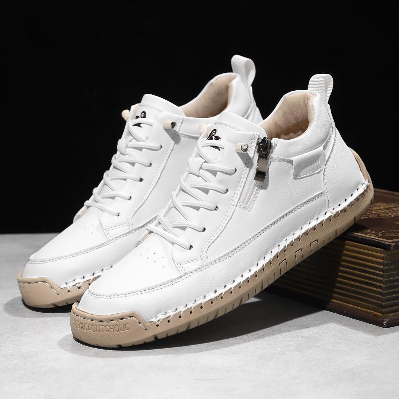Womens/Men's Leather Shoes Large Casual Shoes Sports Men's Fashionable Casual Leather Shoes