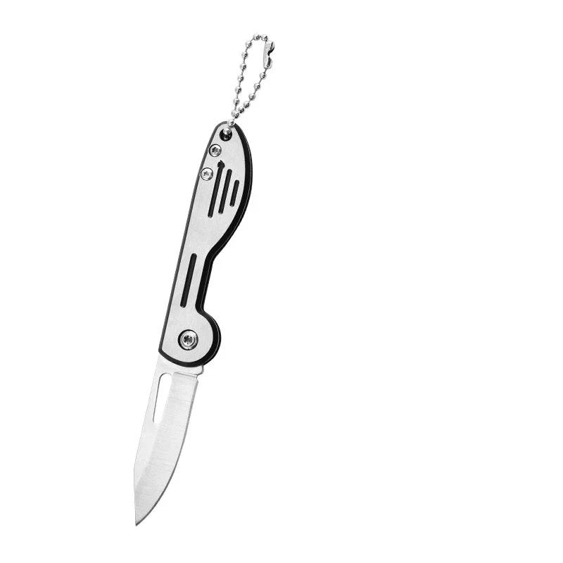 Mini Folding Knife, EDC Sharp Pocket Knife Key Shape Portable Pocket Knife Camping Fruit Specialized