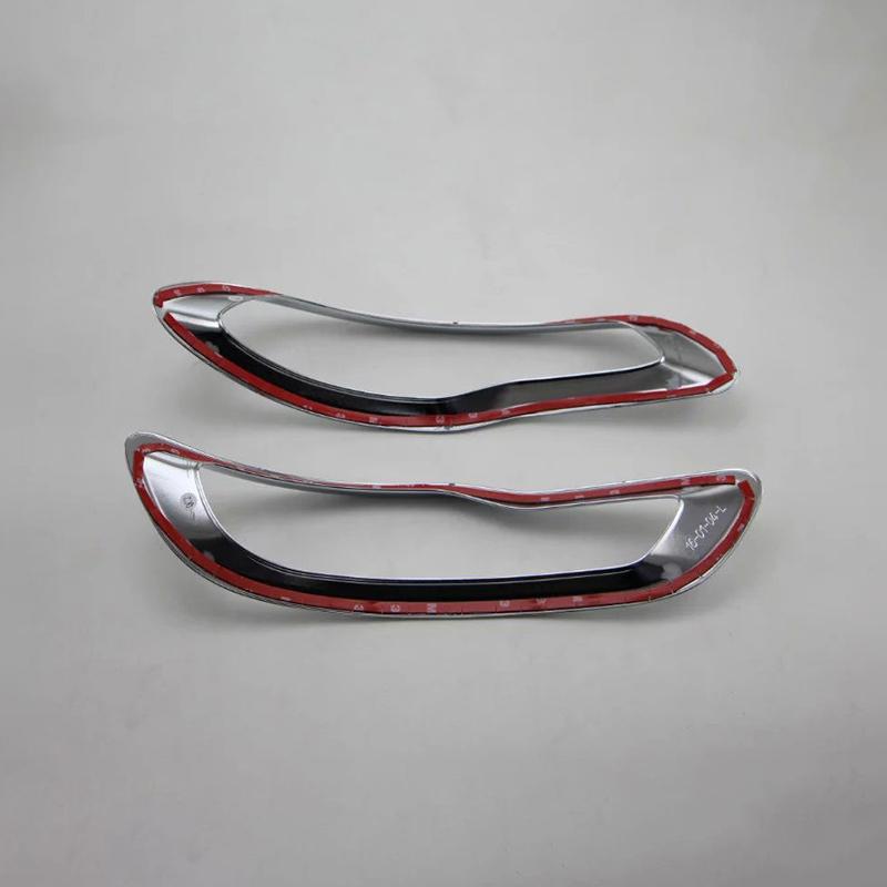 For Jeep Cherokee KL 2014 2015 2016 2017 2018 ABS Front/Rear Tail Bumper Fog Light Lamp Cover Trim Garnish Molding Accessories