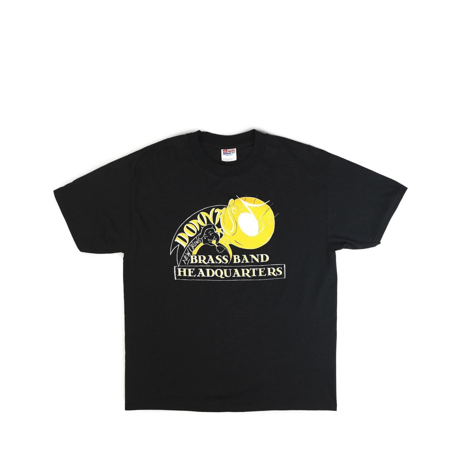 Vintage 1999 Brass Band Tee Shirt Vtg NC Fade 1990s 90s Donna New Orleans Music 2XL