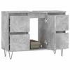 VidaXL Armoire salle de bain gris béton 80x33x60cm bois d'ingénierie 831656