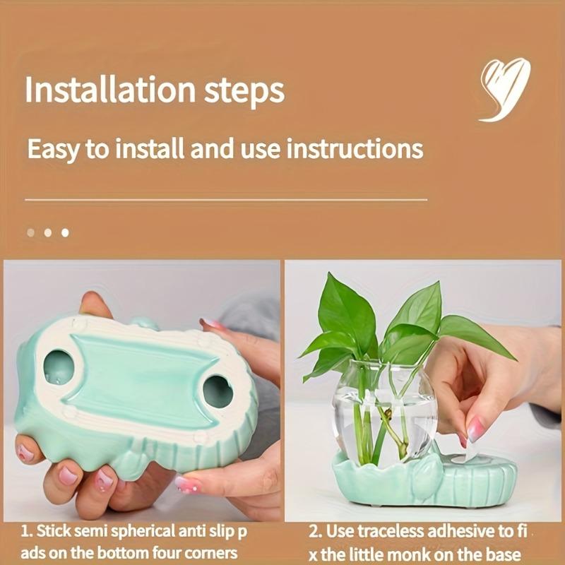 Cute Plants Propagation Stations Vases Glass Planters for Hydroponic Plants Garden Gifts Ceramic Kitten Frog Fishing Home Decor
