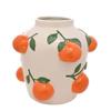Hestia 23cm Hvit Vase Med Appelsiner