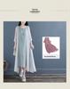 202 Artistic Sleeveless Cotton Linen Double-Layer Summer Dress