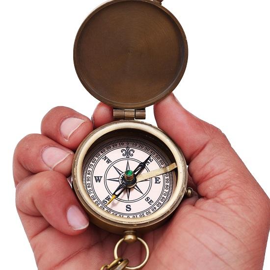 Fii puternic și curajos Busolă gravată Idei de cadouri pentru confirmare Cadouri pentru botez