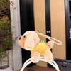 Cute Sausage Dog Shaped Plush Doll Series Pendant Backapck Hangings Decoration Gift
