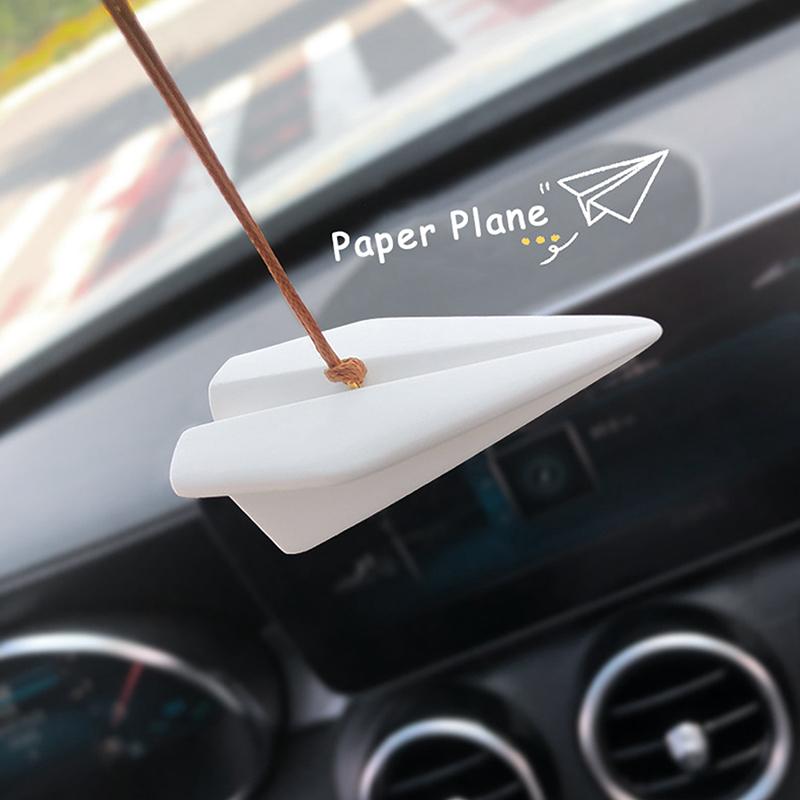 

Автомобильный брелок в виде бумажного самолетика Автомобильный кулон в виде бумажного самолетика Автомобильный ароматизатор Подвеска в виде зеркала заднего вида Украшение для салона автомобиля