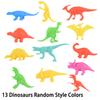 Plastic Colorful Dinosaur Mini Dinosaur Toy Children'S Zoo Model Male and Female Education Cognitive Dinosaur