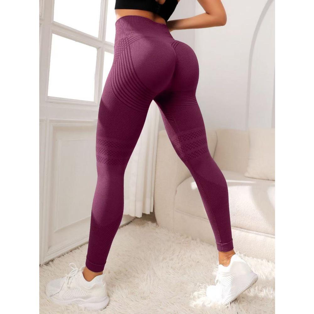 High-Waist Non-Slip Seamless Yoga Pants – Hip-Lifting, High-Elasticity Fitness Tights for Women