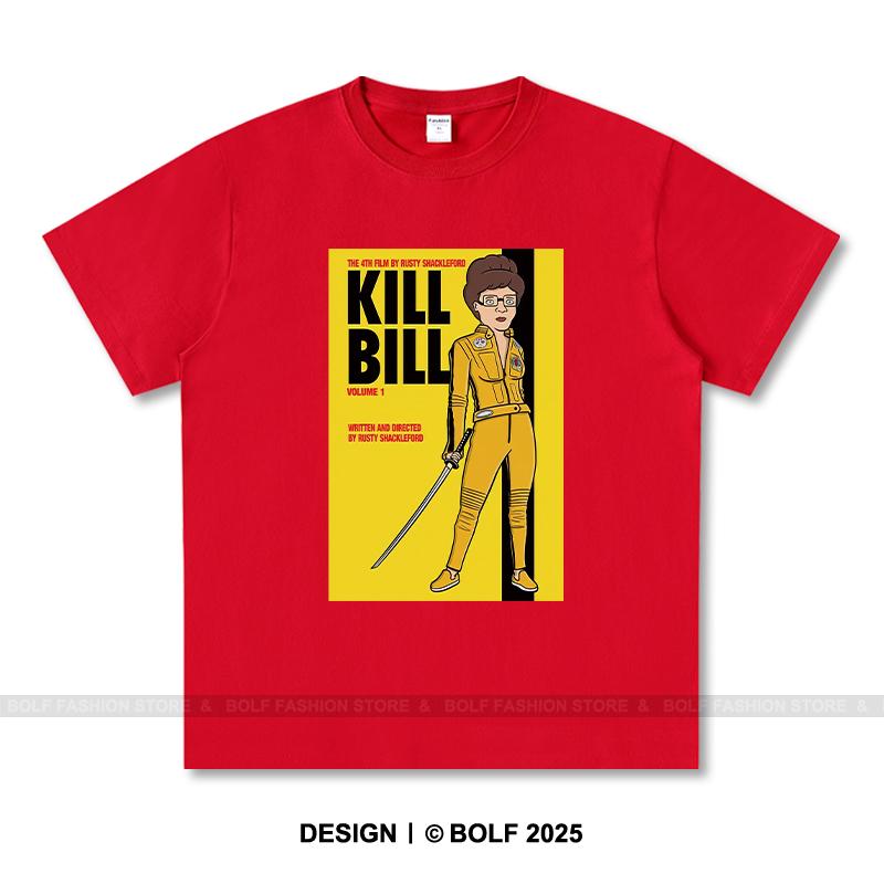 

Жіноча футболка з принтом Kill Bill 100% бавовна Оверсайз Футболки з кінографікою для чоловіків Літні топи Культовий фільм Вуличний одяг 4XL