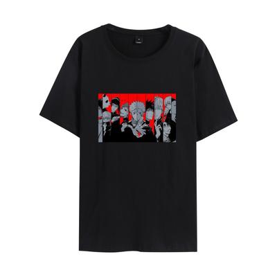 Jujutsu Kaisen Anime Women Men's T-shirts Cartoon Printed O-Neck Short Sleeves Fashion Mens Clothing Streetwear