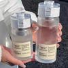 Kawaii Plastik Transparent Wasserflasche Auslaufsicher Einfach Tragbar Outdoor Reise Büro Wasserflasche Saftbecher Strand Trinkgeschirr