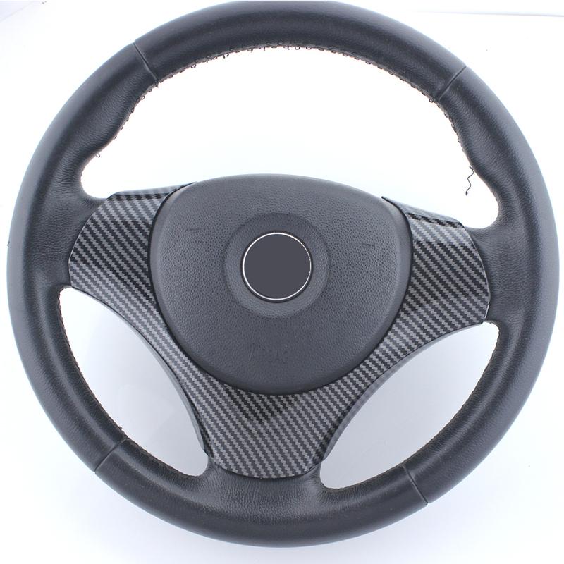 For BMW 1 3 Series E87 E90 E92 E93 2005-2012  X1 E84 Car Steering Wheel Panel Decoration Cover Trim accessories