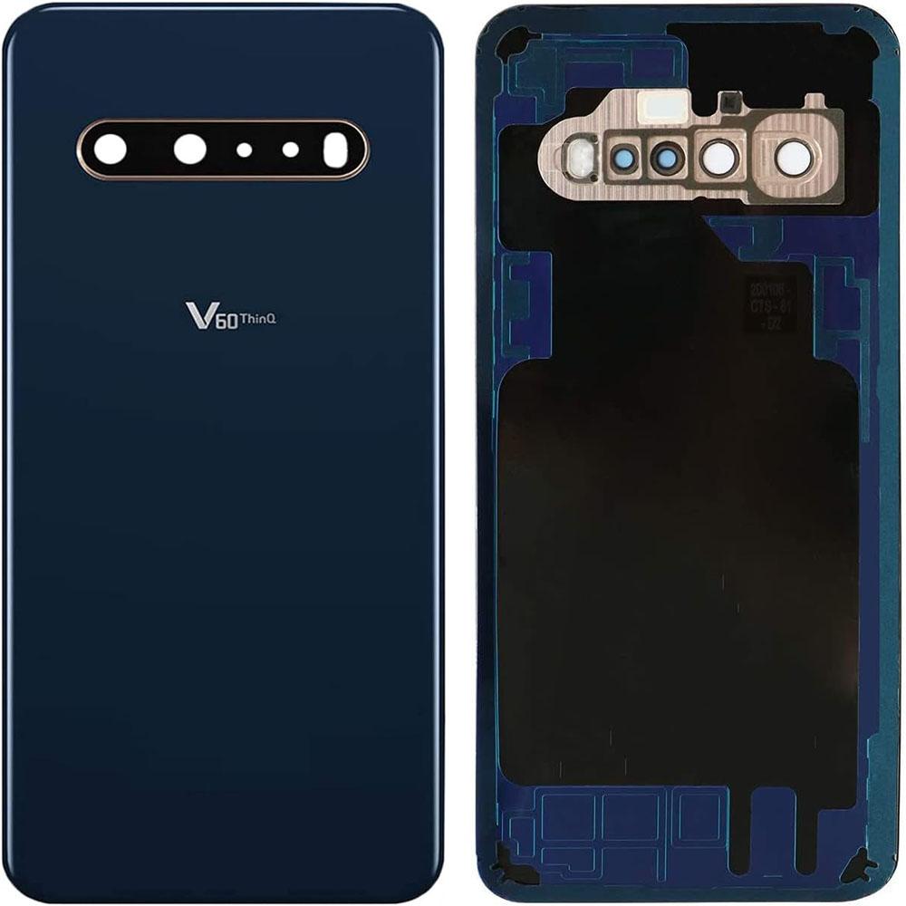 Back Cover Glass Replacement Housing with Camera Frame for LG V60 ThinQ V600 5G