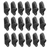 10pcs Outdoor Tent Clips Canopy Fixed Windproof Buckle Tarpaulin Additional Pull Point Alligator Clip Canopy Plastic Clip, 3.5*0.8cm