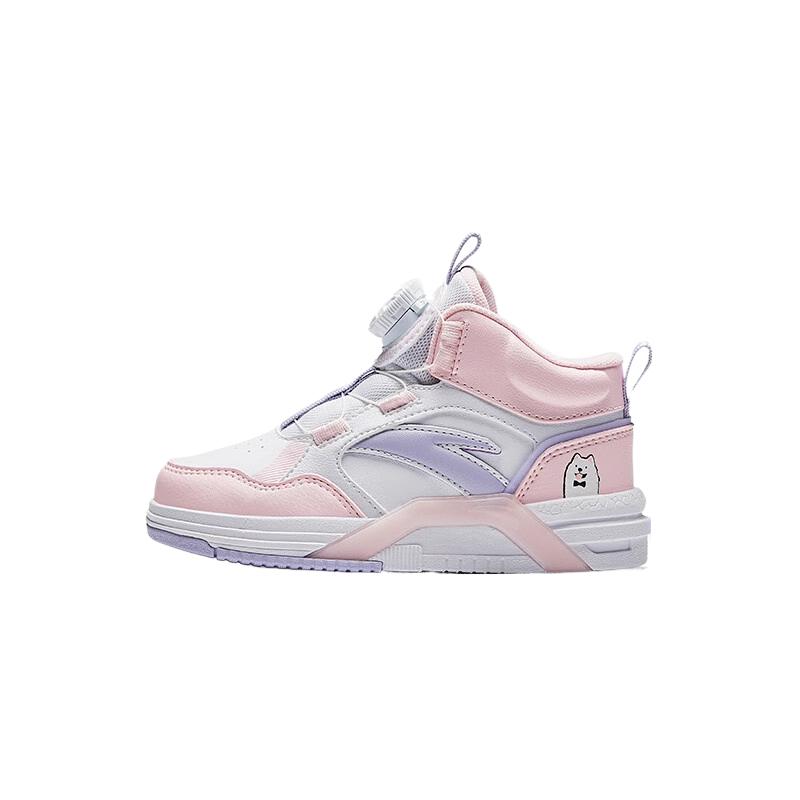 

Anta Детская обувь из синтетической кожи, удобная, антибактериальная, нескользящая, амортизирующая, износостойкая, полувысокая, повседневная обувь для детей 322449933-1 32