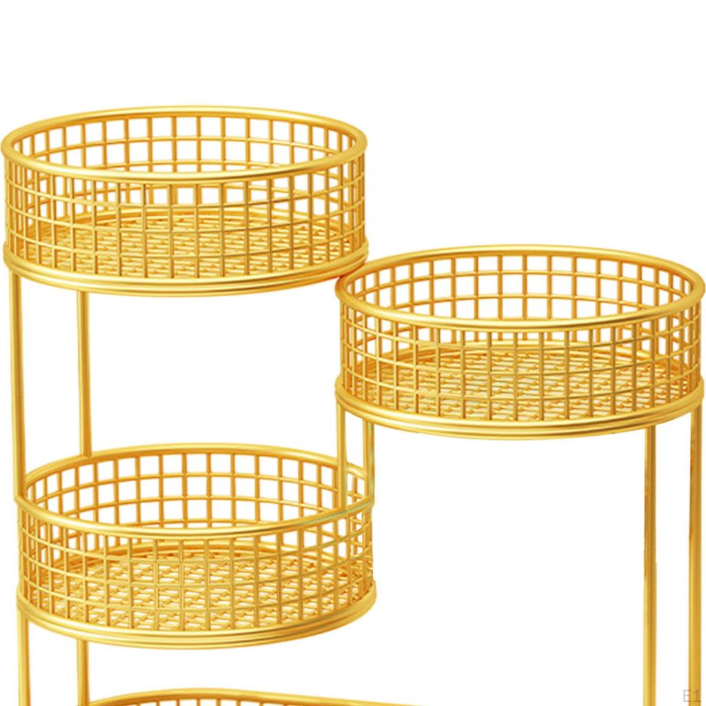 Board Basket Bowl to Serve Countertops Party Space Large Capacity Savings Metal Wire Storage