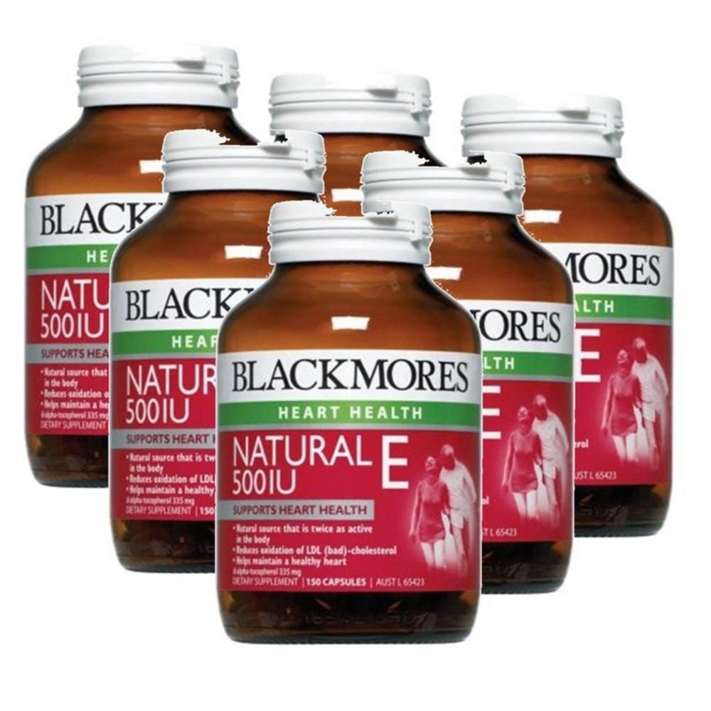 BLACKMORES NATURAL Vitamin E 500 IU 6 pcs 150 Tablets