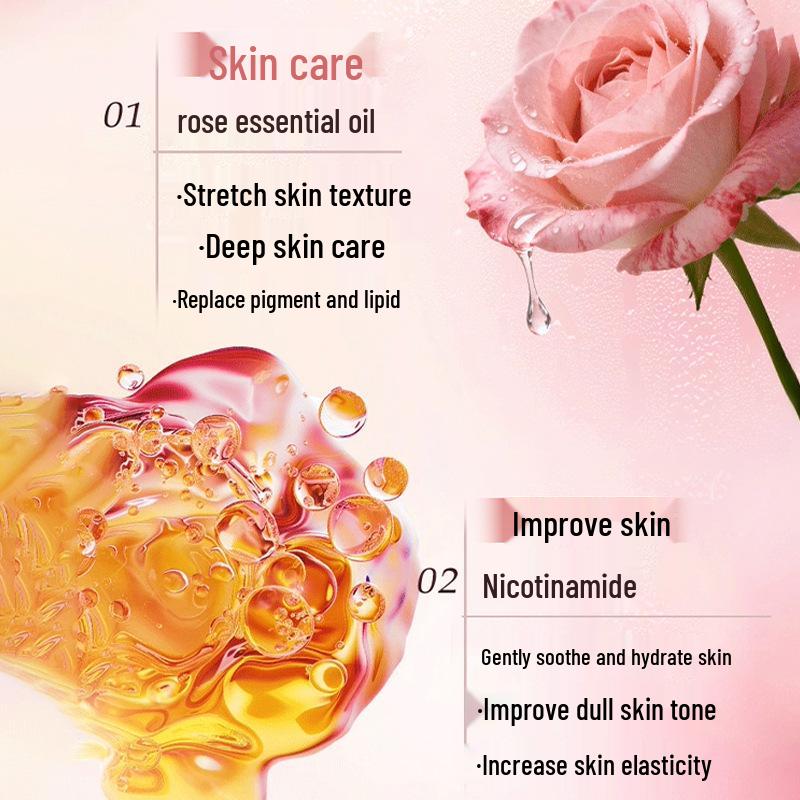 Sweet Rose Vitamin E & Glycerin Hydrating Body Cream with Long-Lasting Rose Fragrance