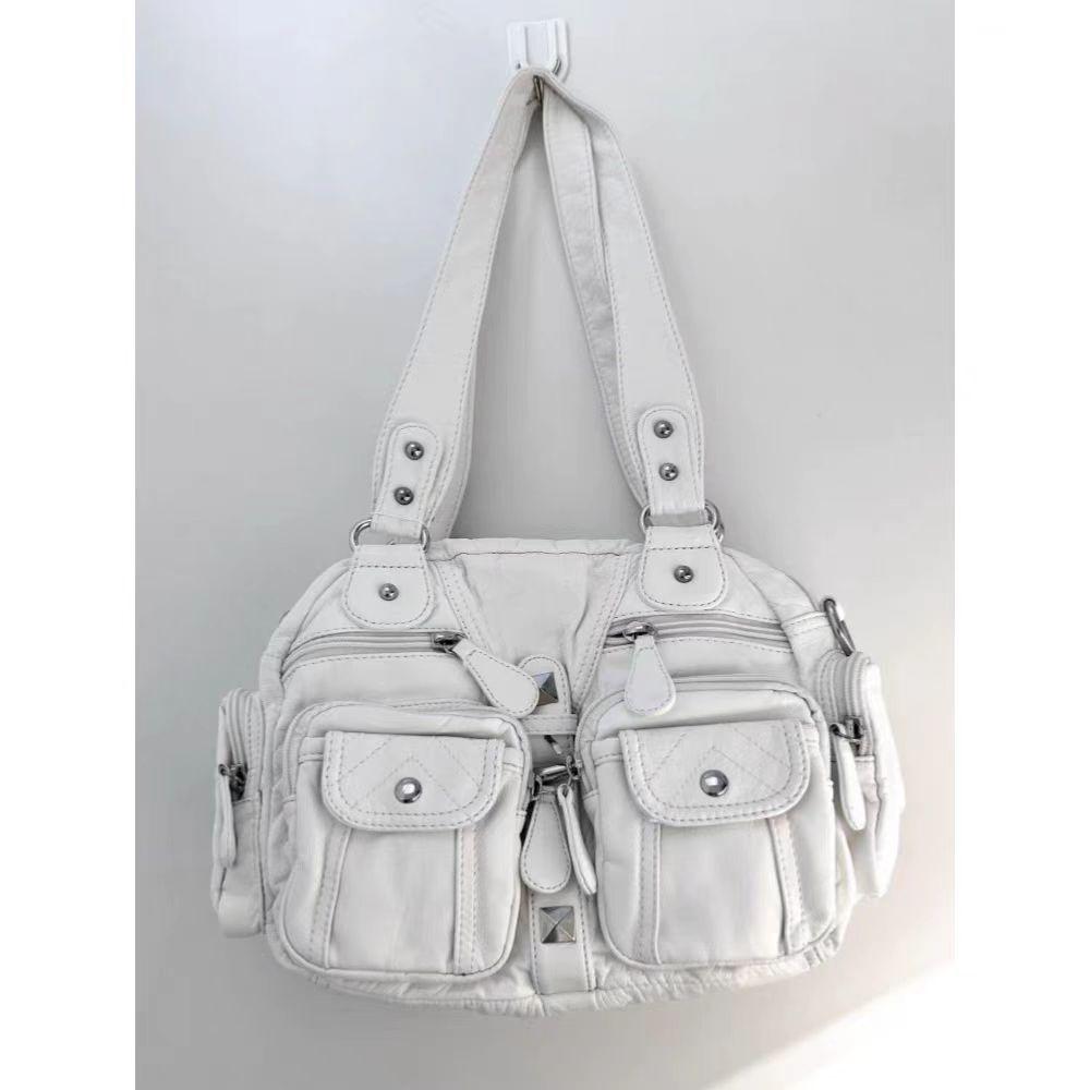 

Нишевая дизайнерская сумка женская новая милая и крутая сумка под мышкой модная на плечо сумка-мессенджер повседневная сумка-тоут белый