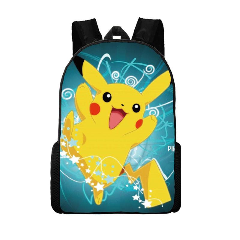 Character Print Cute Children Student Bag With Breathable Fabric Oxford