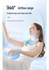USB Rechargeable Portable Bladeless Neck-Hanging Fan for Office & Sports