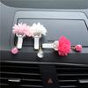 Flower Chain Ball Pendant Car Air Vent Freshener Perfume Clip Aroma Diffuser