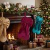 Bone Shape Christmas Gift Bag Home Decoration Hanging Sock Ornaments  New Year