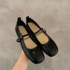 Fashion SUOJIALUN 2025 Summer New Women Mary Jane Shoes Soft Casual  Outdoor Dress Flat Ballet Shoes Round Toe Shallow Slip On Flats