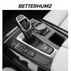 Car Interior Accessories Made of Alcantara Gear Shift Control Panel Cover Sticker Trim For BMW F15 F16 X5 X6 2013-2017 LHD RHD