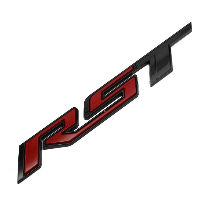 Chevrolet Silverado RST Tailgate Metal Letter & Logo Sticker Set