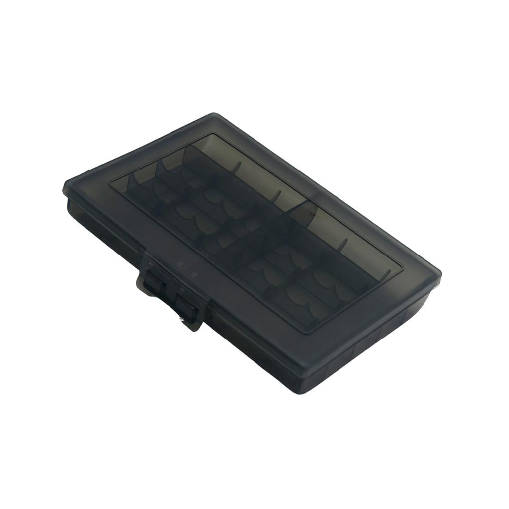 Caixa de Bateria Portátil Material PP Com Espaço de Armazenamento Seguro Para Baterias 2A 3A