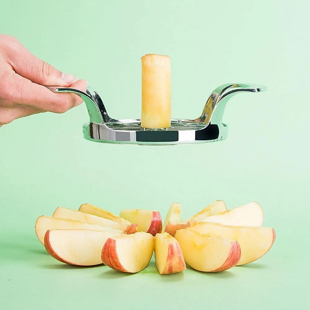 12-Blade Extra Large Apple Cutter Slicer,Stainless Steel Ultra-Sharp Fruit Corer Slicer Tools Kitchen Accessories