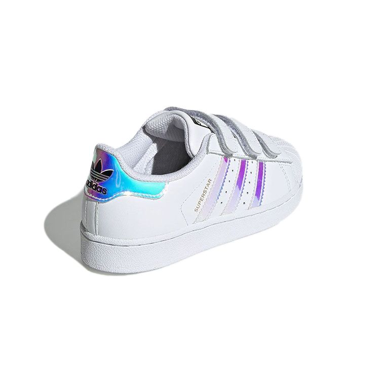 Adidas Originals Superstar Cf Comfortable Low-Top Skate Shoes White Laser Kids Sneakers AQ6279